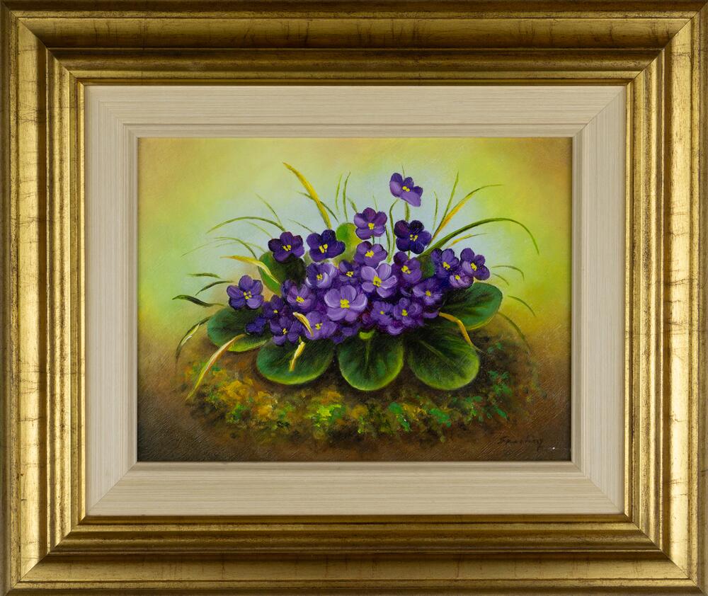 Vibrant Bouquet of Violets
