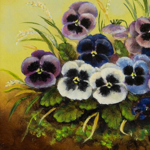 Vibrant Pansy Bouquet