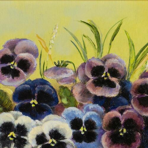 Vibrant Pansy Bouquet