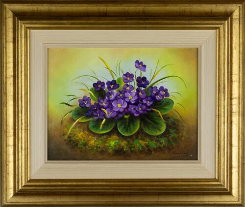 Vibrant Bouquet of Violets