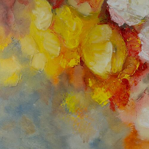 Vibrant Floral Abstract